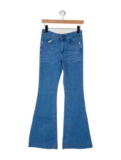 Pre-owned Stella Mccartney High-rise Flared Jeans In Blue