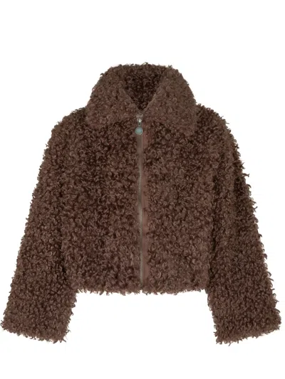 Stella Mccartney Kids' Lightweight Jacket In Brown