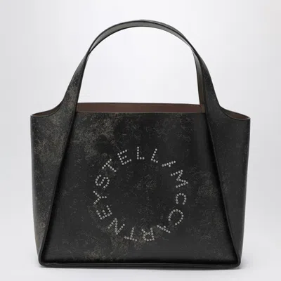 Stella Mccartney Large Stella Logo Bag With Aged Effect
