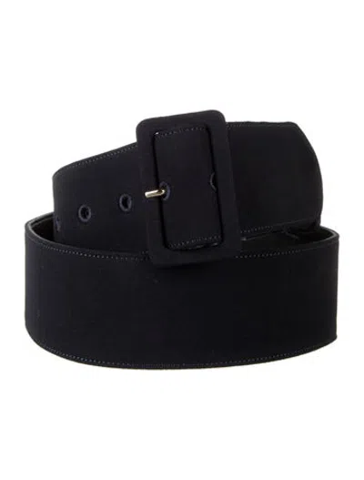 Pre-owned Stella Mccartney Leather Waist Belt In Black