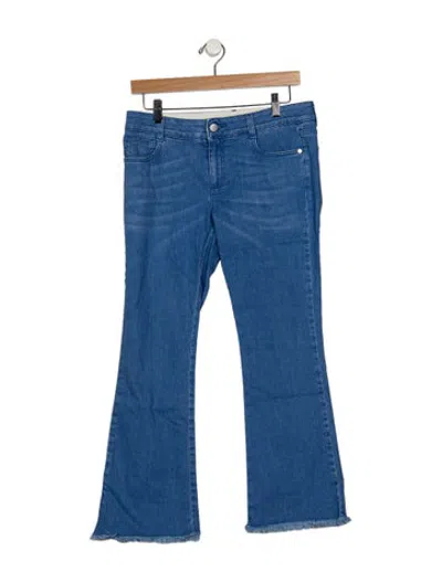Pre-owned Stella Mccartney Mid-rise Flared Jeans In Blue