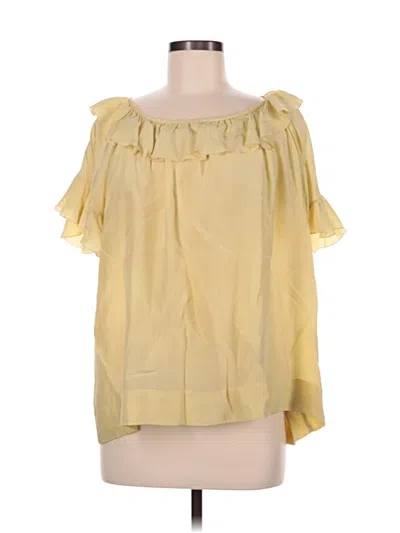 Pre-owned Stella Mccartney Short Sleeve Blouse In Yellow