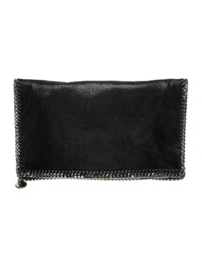 Pre-owned Stella Mccartney Vegetarian Suede Clutch In Black