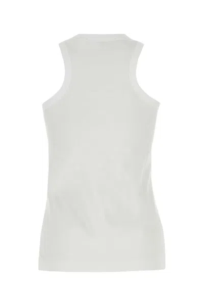 Stella Mccartney White Cotton Tank Topâ