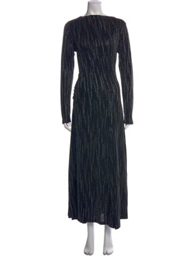 Pre-owned Stella Nova Striped Long Dress W/ Tags In Blue