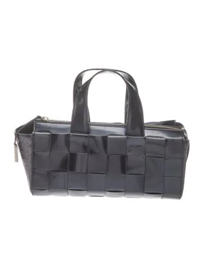 Pre-owned Stephane Kélian Leather Top Handle Bag In Grey