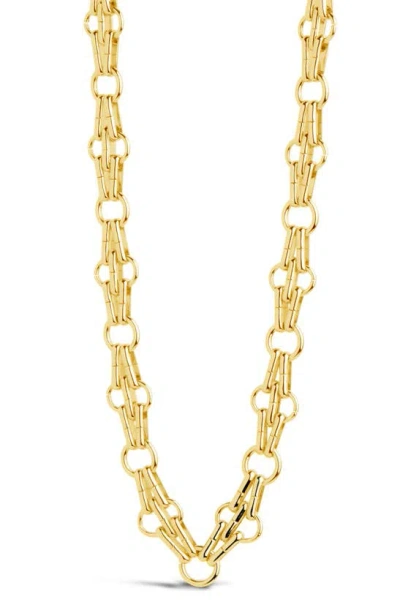 Sterling Forever Asher Chain Necklace In Gold