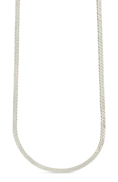Sterling Forever Bentley Chain Necklace In Neutral