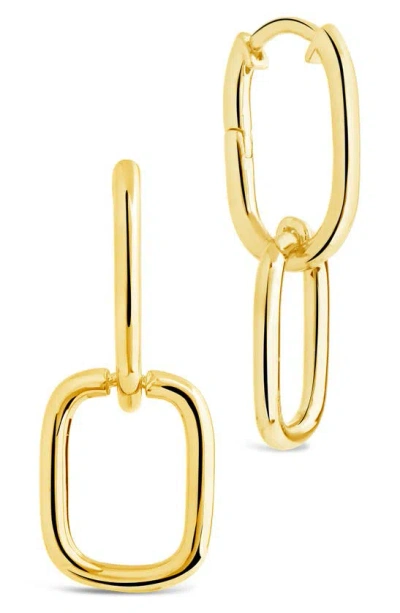Sterling Forever Talani Link Drop Earrings In Gold