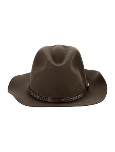 Pre-owned Stetson Wool Fedora In Neutrals
