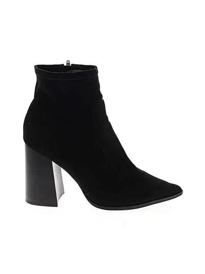 Pre-owned Steve Madden Ankle Boots In Black