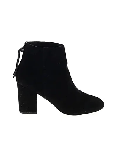 Pre-owned Steve Madden Ankle Boots In Black