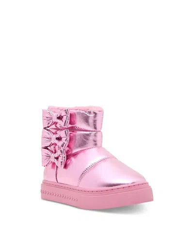 Steve Madden Girls' Jheart Bow Sneaker Booties Little Kid, Big Kid In Multi