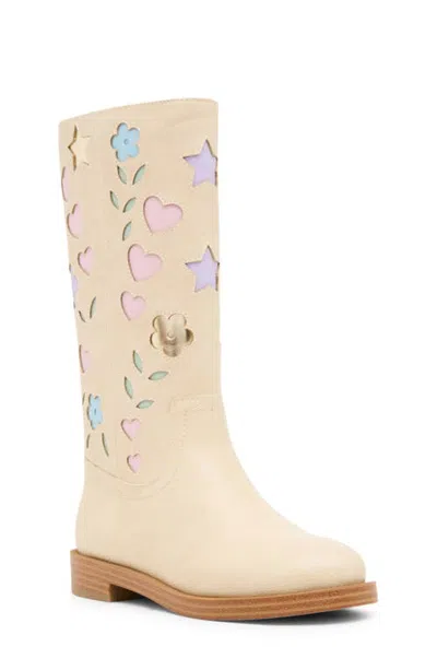 Steve Madden Kids' Joriolec Tall Boot In Neutral