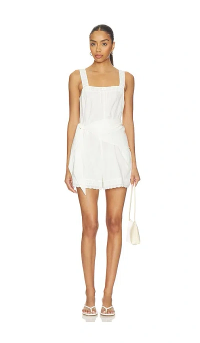 Steve Madden Odelle Romper In Cloud Dancer