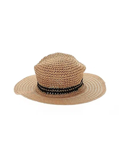 Pre-owned Steve Madden Sun Hat In Tan