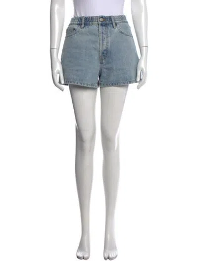 Pre-owned Still Here Mini Shorts In Blue