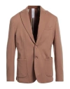 Stilosophy Man Blazer Camel Size 44 Viscose, Polyamide, Elastane In Beige