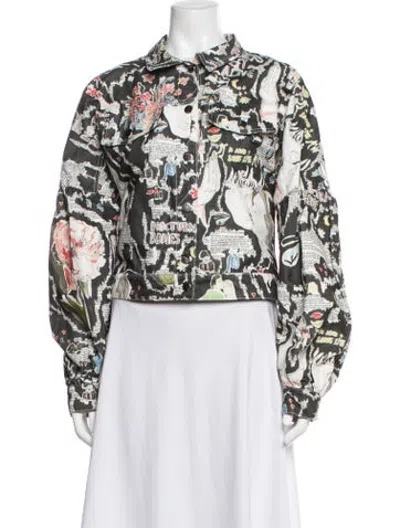 Pre-owned Stine Goya Graphic Print Jacket In Multicolor
