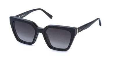 Sting Usj762 With Clip-on 700p Men's Glasses Black Size 50 - Free Lenses - Blue Light Block Available In Shiny Black