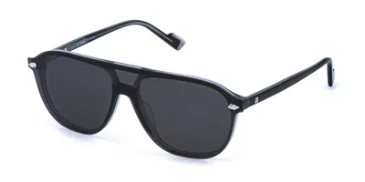 Sting Ust603 With Clip-on 1alp Men's Glasses Black Size 57 - Free Lenses - Blue Light Block Available In Top Black Grey