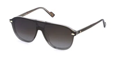 Sting Ust603 With Clip-on Aemp Men's Glasses Tortoiseshell Size 57 - Free Lenses - Blue Light Block Availa In Shiny Yellow Tortoise