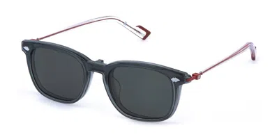 Sting Ust610 With Clip-on 3gup Men's Glasses Grey Size 51 - Free Lenses - Blue Light Block Available In Black