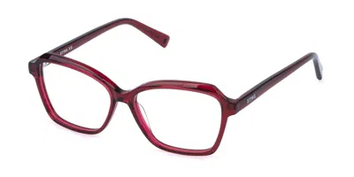 Sting Vsj769 06dc Men's Glasses Red Size 51 - Free Lenses - Blue Light Block Available In Transparent Red