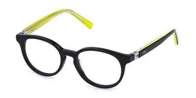 Sting Vsj771 0700 Men's Glasses Black Size 43 - Free Lenses - Blue Light Block Available In Shiny Black