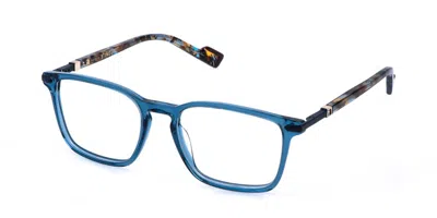 Sting Vst591 0t31 Men's Glasses Blue Size 52 - Free Lenses - Blue Light Block Available