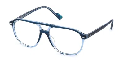 Sting Vst603 0d87 Men's Glasses Blue Size 57 - Free Lenses - Blue Light Block Available In Top Blue Shiny Light Blue