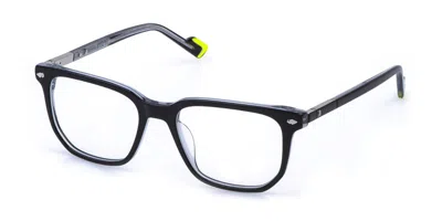 Sting Vst612 01al Men's Glasses Black Size 53 - Free Lenses - Blue Light Block Available In Top Black Grey