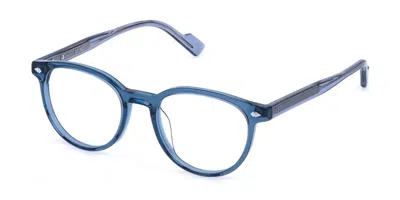 Sting Vst615 06sb Men's Glasses Blue Size 48 - Free Lenses - Blue Light Block Available