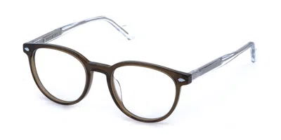Sting Vst615 07ml Men's Glasses Brown Size 48 - Free Lenses - Blue Light Block Available In Transparent Brown