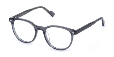 Sting Vst615 0868 Men's Glasses Clear Size 48 - Free Lenses - Blue Light Block Available In Gray