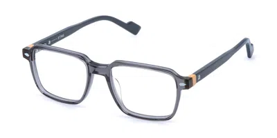 Sting Vst618 0868 Men's Glasses Clear Size 50 - Free Lenses - Blue Light Block Available In Transparent Grey