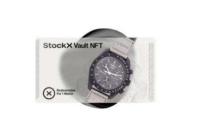Pre-owned Stockx Vault Nft Swatch X Omega Bioceramic Moonswatch Mission To Mercury So33a100 Vaulted Goods