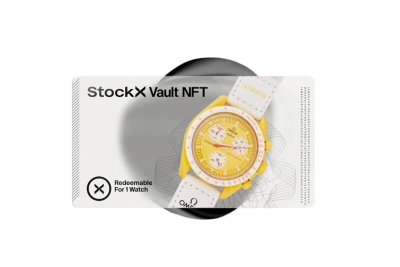 Pre-owned Stockx Vault Nft Swatch X Omega Bioceramic Moonswatch Mission ...