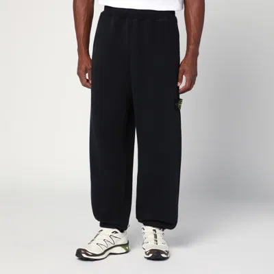 Stone Island Black Cotton Jogging Pants