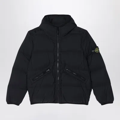 Stone Island Kids' Black Zip Jacket
