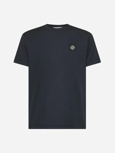 Stone Island Cotton T-shirt In Blue