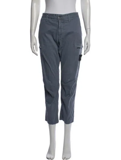 Pre-owned Stone Island Straight Leg Pants In Blue