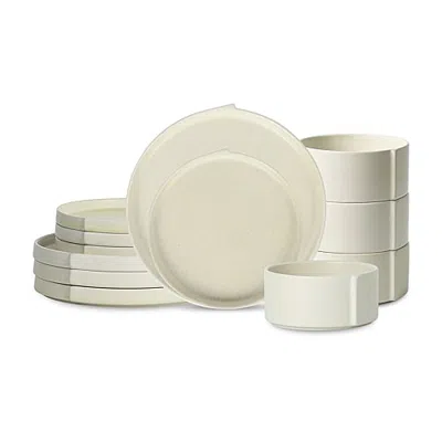 Stone Lain Bao 12-pc. Stoneware Dinnerware Set In Neutral