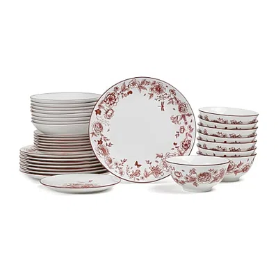 Stone Lain Esme 32-pc. Porcelain Dinnerware Set In Multi