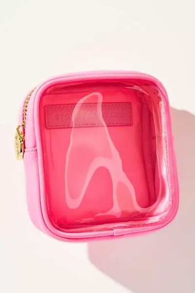 Stoney Clover Lane Clear Front Mini Pouch In Pink