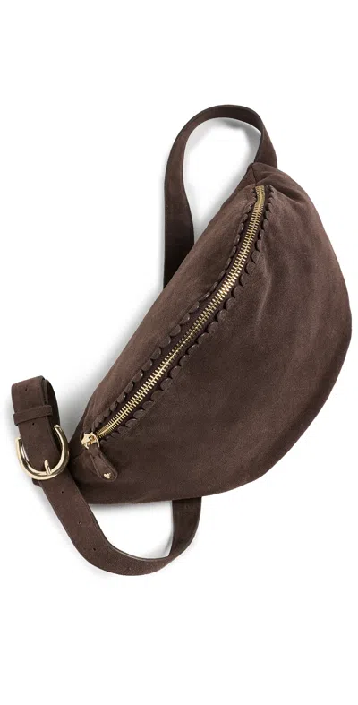 Stoney Clover Lane Pittsford Oversized Sling Bag Chocolate