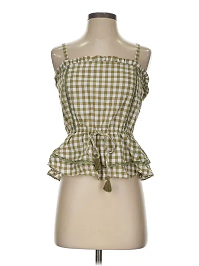 Pre-owned Storia Sleeveless Blouse In Green