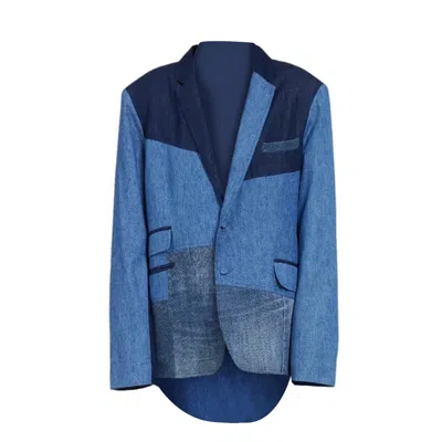 Story Wear Women's Blue Lightweight Classic English Suit