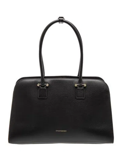 Pre-owned Strathberry Leather Georgia 2025 In Black