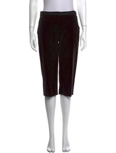 Pre-owned Strenesse Straight Leg Pants In Black